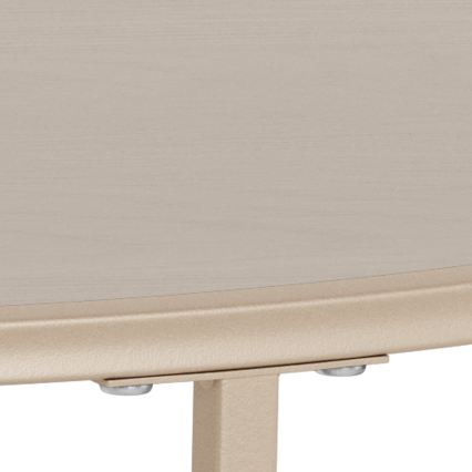 Tavolino da salotto SARON, diametro 80 cm, grigio