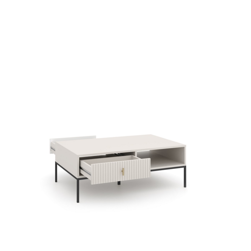Tavolino da salotto SUE beige/cachemire