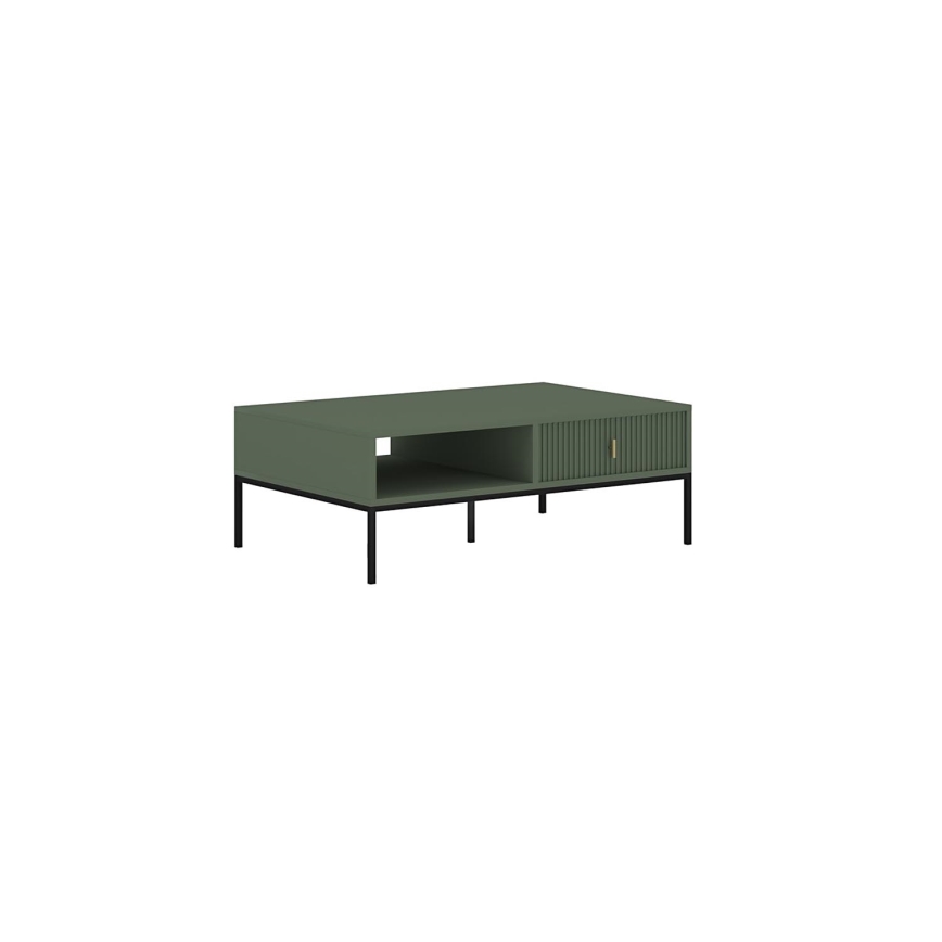 Tavolino da salotto SUE verde/nero