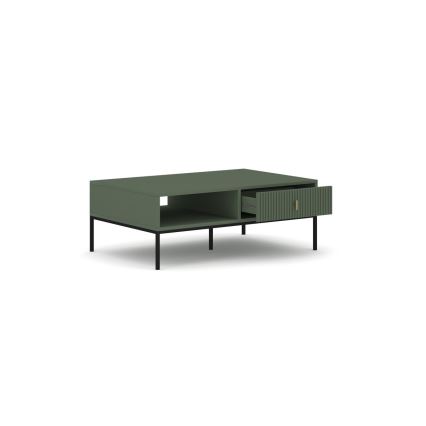 Tavolino da salotto SUE verde/nero