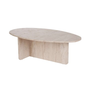 Tavolino da salotto VARUM 120x65 cm beige