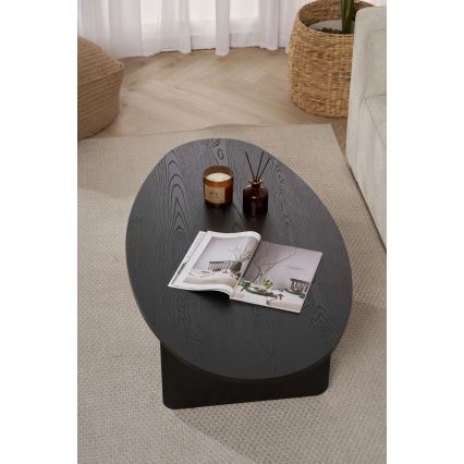 Tavolino da salotto VERUM 120x65 cm nero