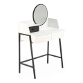 Tavolino da toilette AGNES 120x80 cm bianco/nero