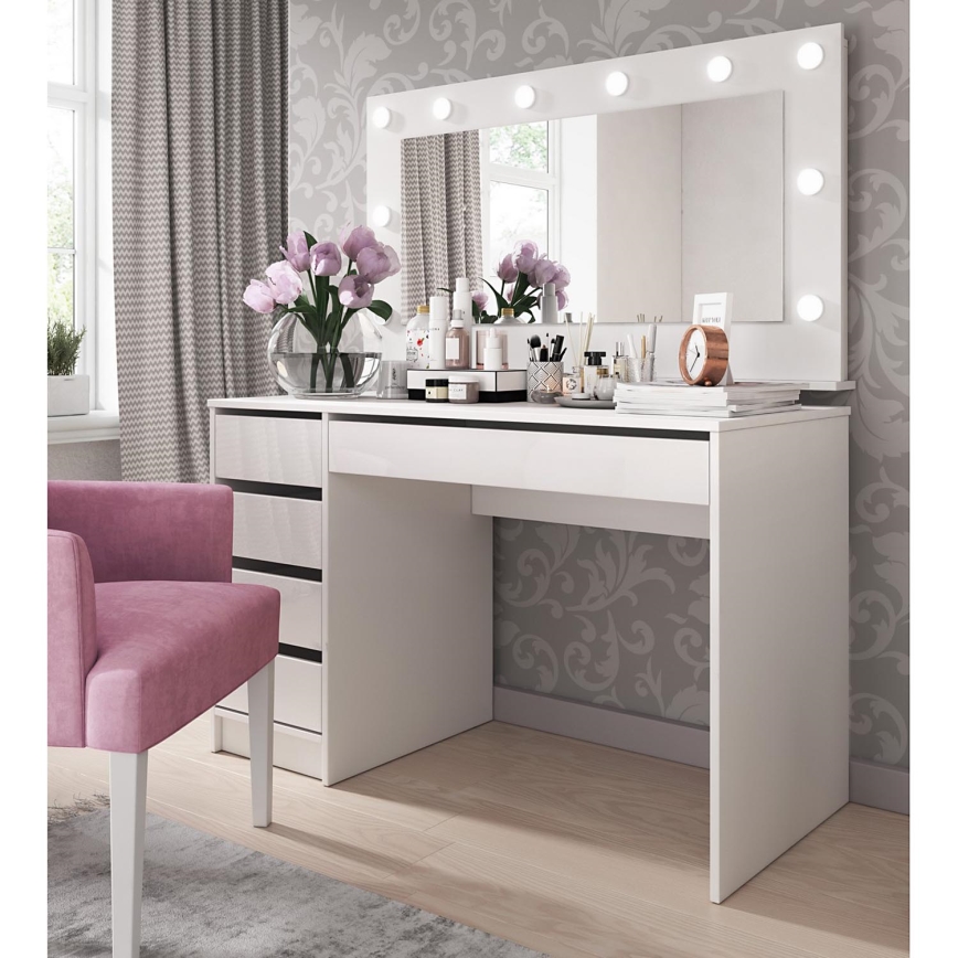 Tavolino da toilette DAGUN bianco