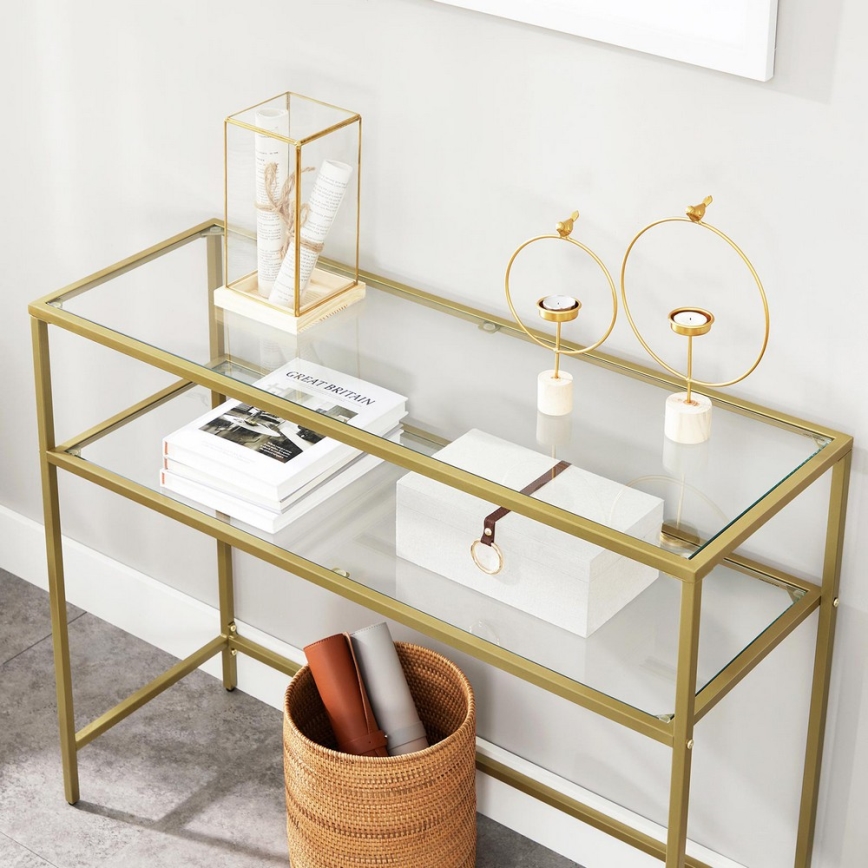 Tavolino d'appoggio CIREL oro