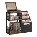 Tavolino d'appoggio LUVOR 81x30 cm marrone/nero