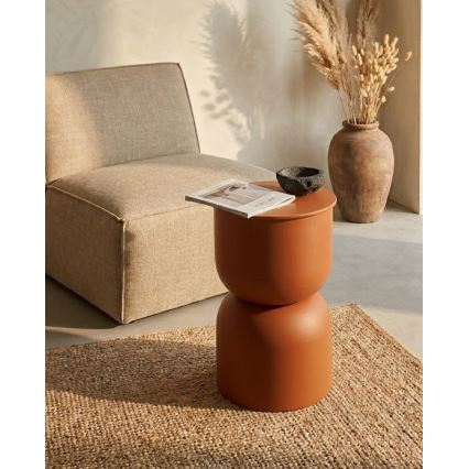 Tavolino d'appoggio PETIT, diametro 31 cm, arancione