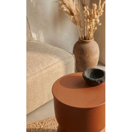Tavolino d'appoggio PETIT, diametro 31 cm, arancione