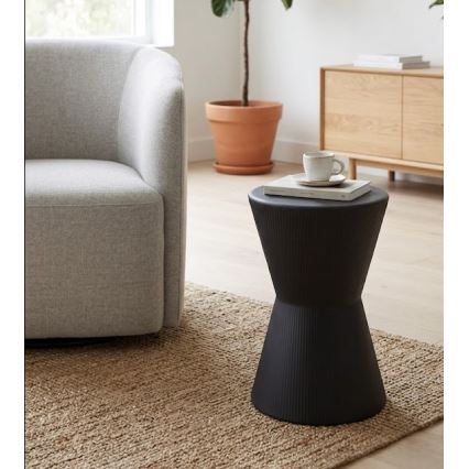 Tavolino d'appoggio PETIT Ø 29 cm, nero
