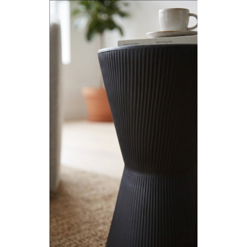 Tavolino d'appoggio PETIT Ø 29 cm, nero