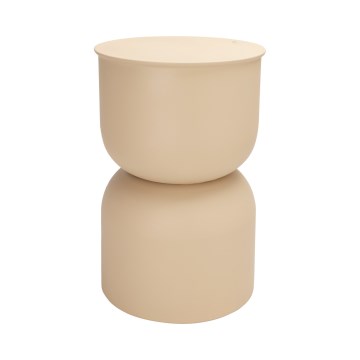 Tavolino d'appoggio PETIT Ø 31 cm beige