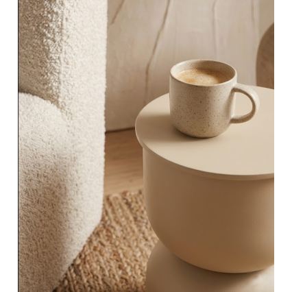 Tavolino d'appoggio PETIT Ø 31 cm beige