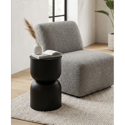 Tavolino d'appoggio PETIT Ø 31 cm nero