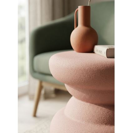 Tavolino d'appoggio PETIT Ø 31 cm rosa