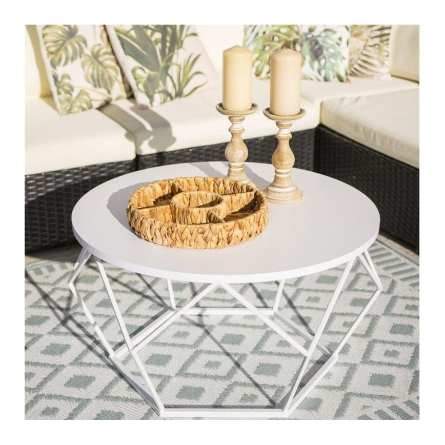 Tavolino DIAMOND 40x70 cm bianco