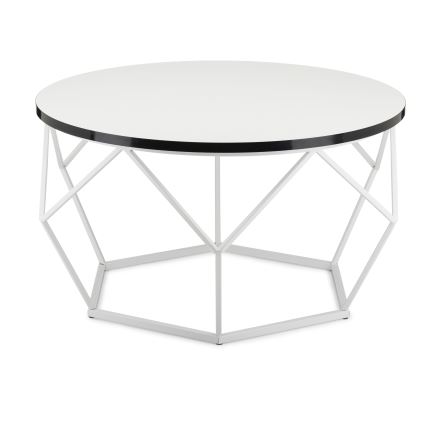 Tavolino DIAMOND 40x70 cm nero/bianco