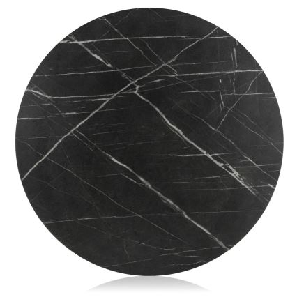 Tavolino DIAMOND 40x70 cm nero/oro