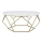 Tavolino DIAMOND 41,5x90 cm oro/bianco