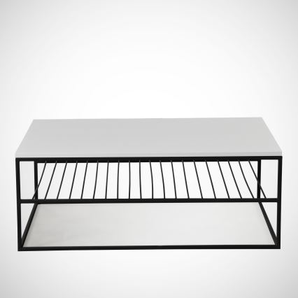 Tavolino ETNA 43x95 cm bianco/nero