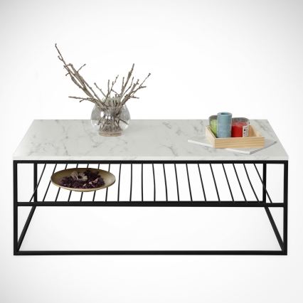 Tavolino ETNA 43x95 cm grigio/nero