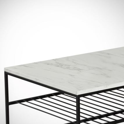 Tavolino ETNA 43x95 cm grigio/nero