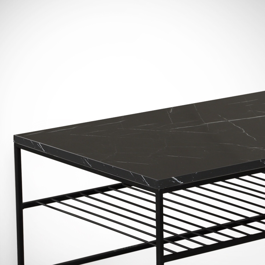 Tavolino ETNA 43x95 cm nero