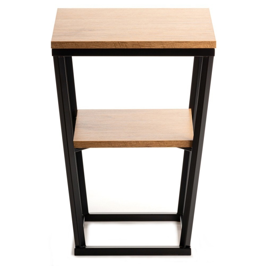 Tavolino EXPAND 57x40 cm nero/marrone