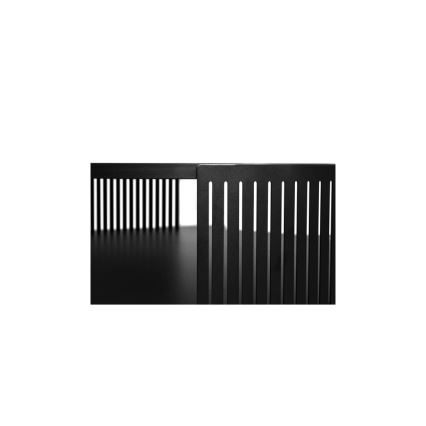 Tavolino FIKOLI 40x75 cm nero/bianco