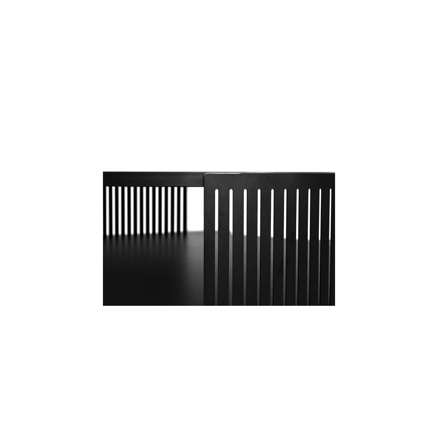 Tavolino FIKOLI 40x75 cm nero/bianco