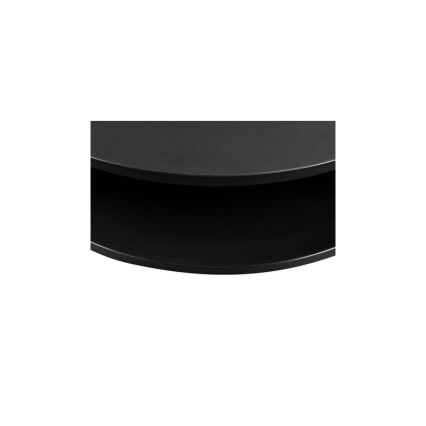 Tavolino FIKOLI 40x75 cm nero/bianco