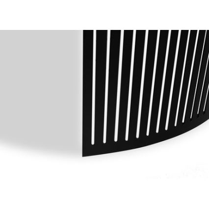 Tavolino FIKOLI 40x75 cm nero/oro quercia