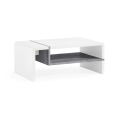Tavolino FRED bianco/grigio