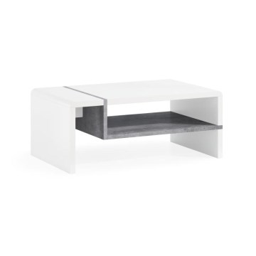 Tavolino FRED bianco/grigio