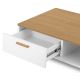 Tavolino FRISK 35x90 cm quercia/bianco
