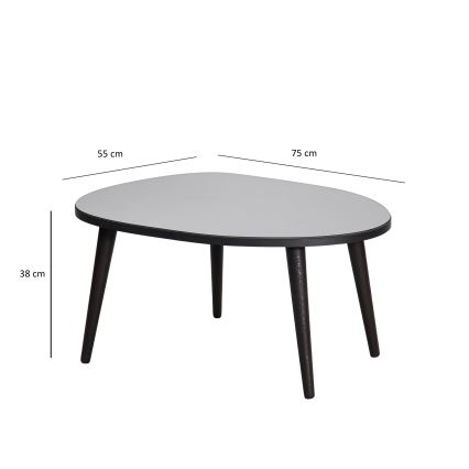 Tavolino GUSTO 38x75 cm nero