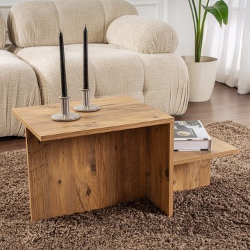 Tavolino HARMONY 40x80 cm pino atlantic