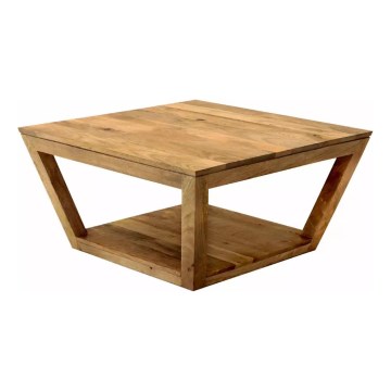 Tavolino HINA 80x80 cm legno solido/mango