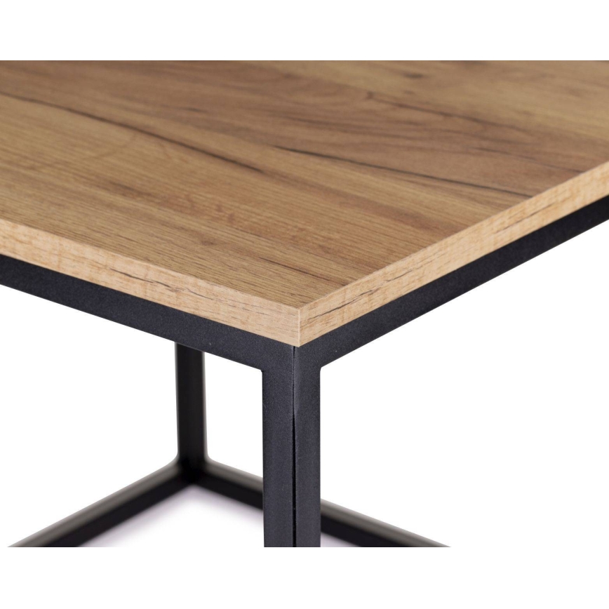 Tavolino KVADRATO 50x61 cm nero