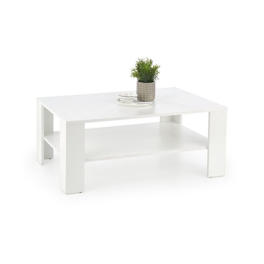 Tavolino KWADRO 53x110 cm bianco
