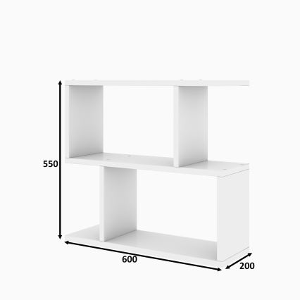 Tavolino LALE 55x60 cm bianco