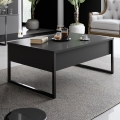 Tavolino LUXE 40x90 cm antracite/nero