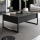 Tavolino LUXE 40x90 cm antracite/nero