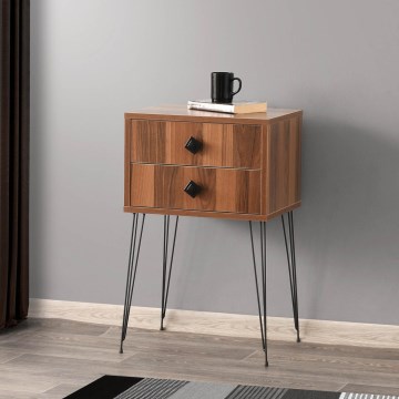 Tavolino MELINOS 70x45 cm marrone