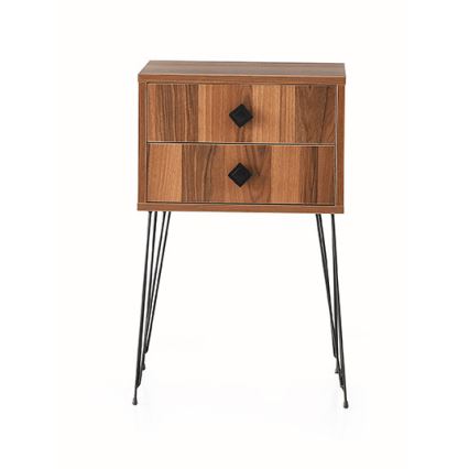 Tavolino MELINOS 70x45 cm marrone