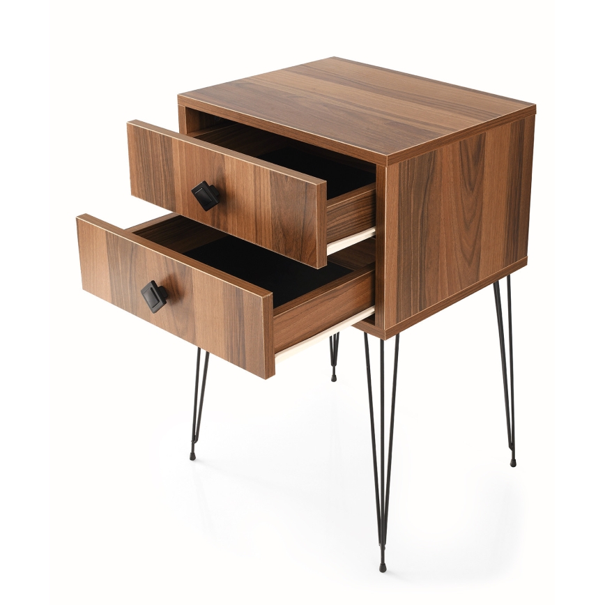 Tavolino MELINOS 70x45 cm marrone