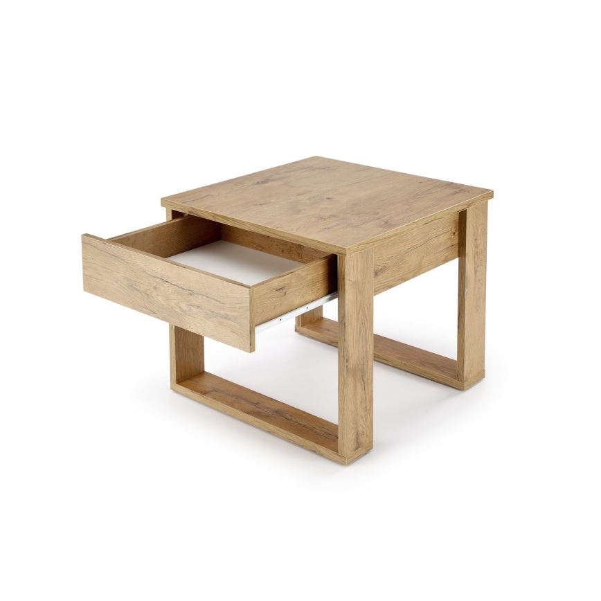 Tavolino con cassetto NEA 52x60 cm quercia wotan
