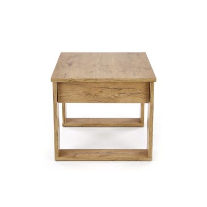 Tavolino con cassetto NEA 52x60 cm quercia wotan