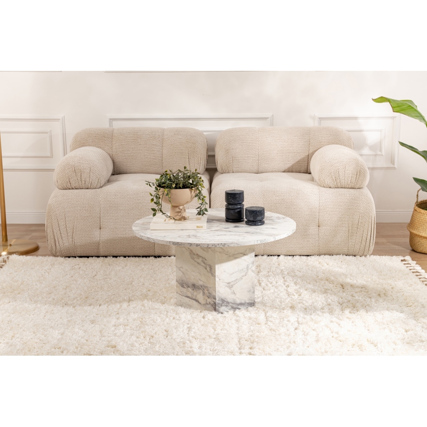 Tavolino NOVA 40x80 cm marmor decor