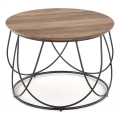 Tavolino NUBIRA 41x60 cm nero/marrone