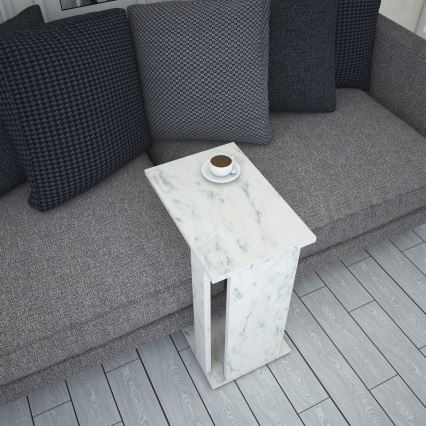 Tavolino PASIFIC 61x43 cm bianco